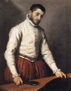 Giovanni Battista Moroni Portrait of a man oil